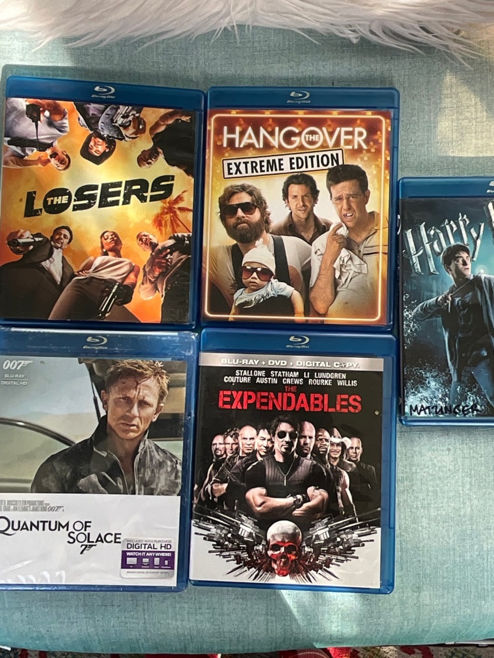 5 Blue Ray dvd Bundle